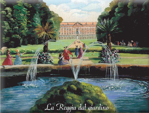 La Reggia dal giardino