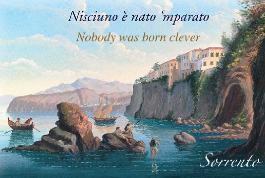 Nisciuno è nato 'mparato - Nobody was born clever